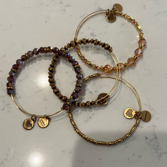 Set of 4 Alex & Ani Bracelets - Picture 1 of 2
